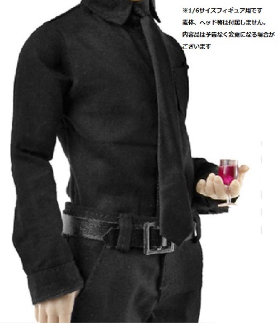 1/6サイズフィギュア用衣装 ビジネスブラックスーツセットCC194 Amazon.co.jp: 1/6 フィギュア ビジネススーツ 男性 衣装 人形