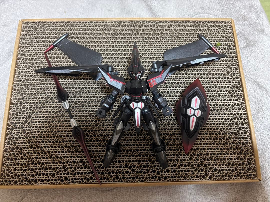 ダンボール戦記 LBXオーディーンmk2 アキレスD9 ジャンク 塗装完成品