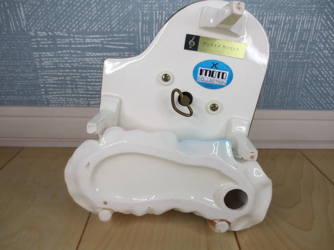 オルゴール★陶器人形/ピアノ★IMOTO/イモトコレクション★日本製