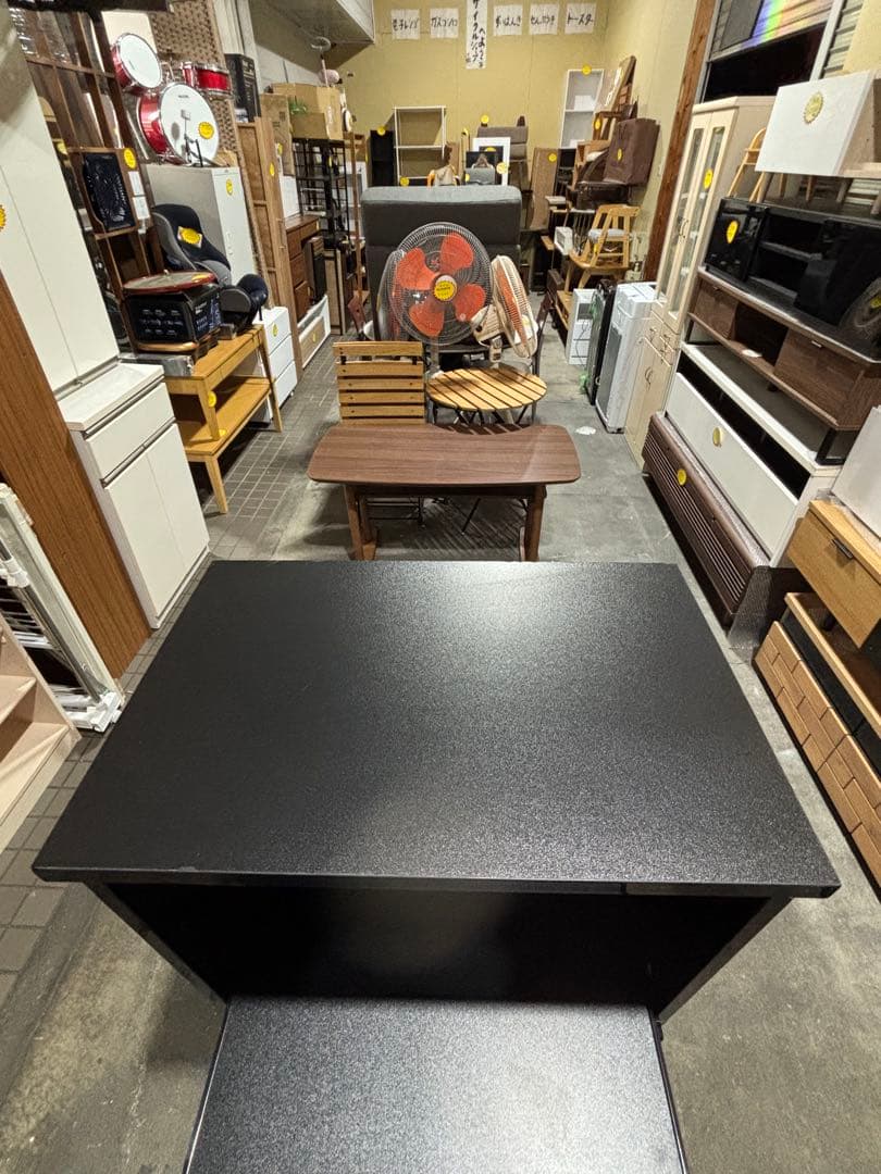 レンジ台 食器棚 収納 ブラック