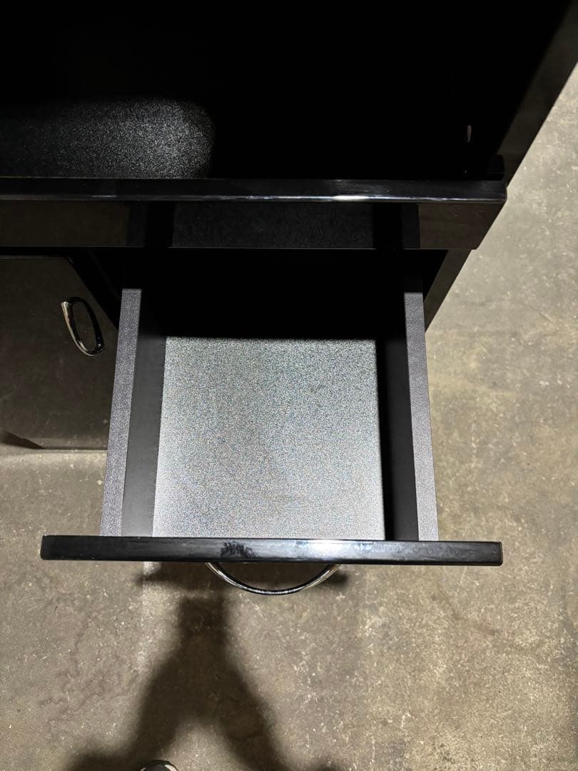 レンジ台 食器棚 収納 ブラック