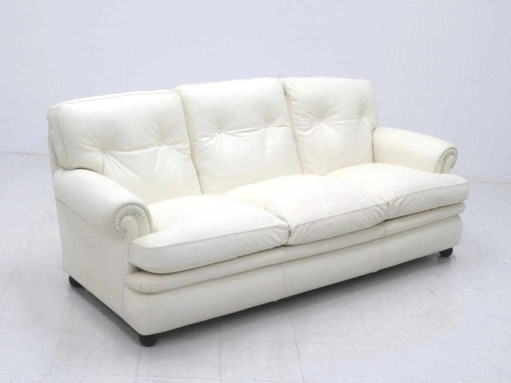 展示品　ポルトローナフラウ　総本革　レザー　ドリーム　3人掛けソファ　モダン