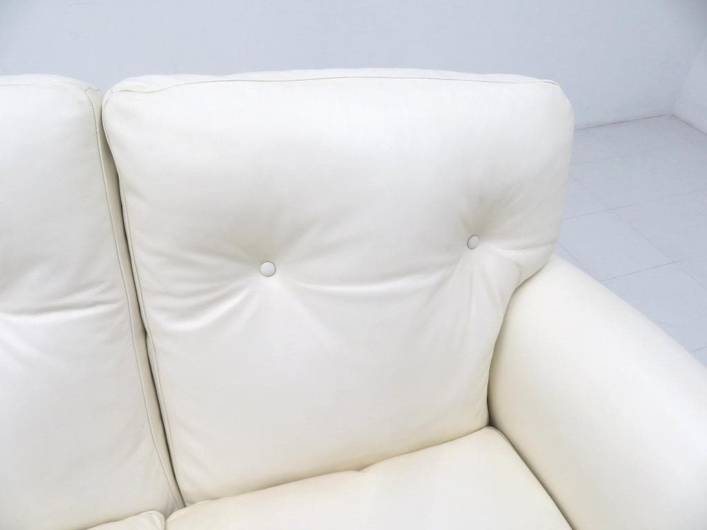 展示品　ポルトローナフラウ　総本革　レザー　ドリーム　3人掛けソファ　モダン