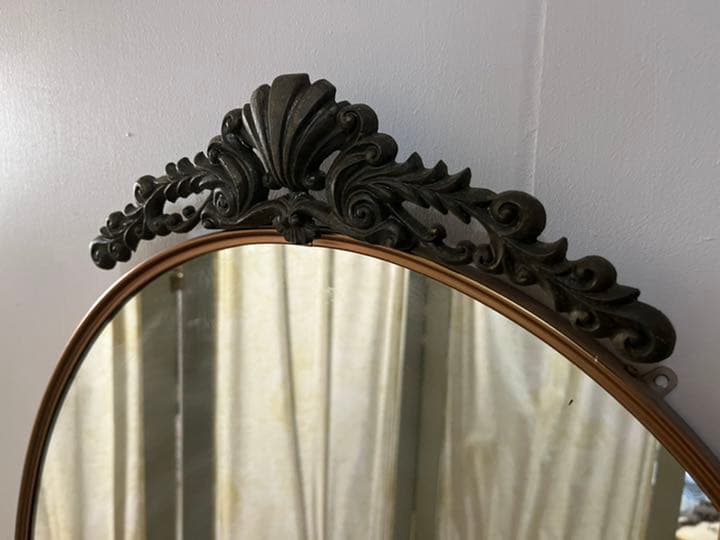 アンティーク ミラー  アイアン ビンテージ インテリア 壁掛け