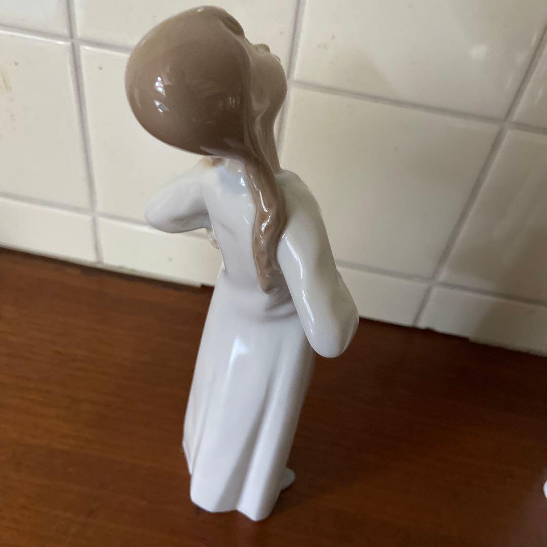 LLADRO/リヤドロ　「目覚めた少年」 「ストレッチをする少女」セット