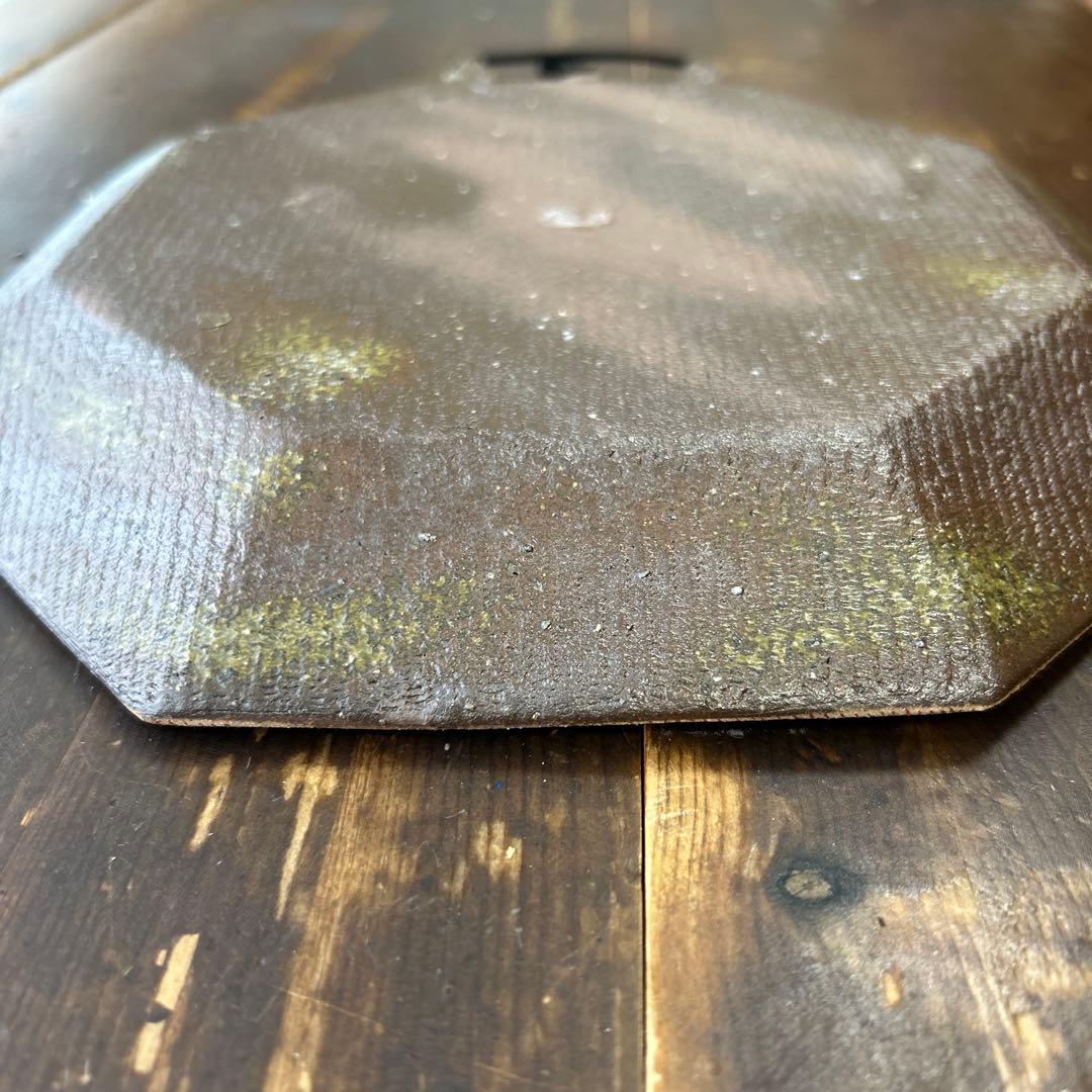 希少　作家　人気陶芸作家　苧坂恒治作　宇坂恒治　渦赤絵　総手描き　飾り皿1点もの