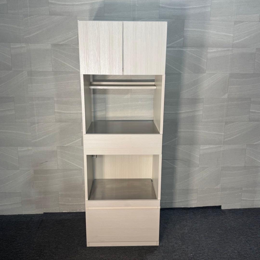 引取限定価格 Francfranc レンジボード パセ 食器棚 d4746