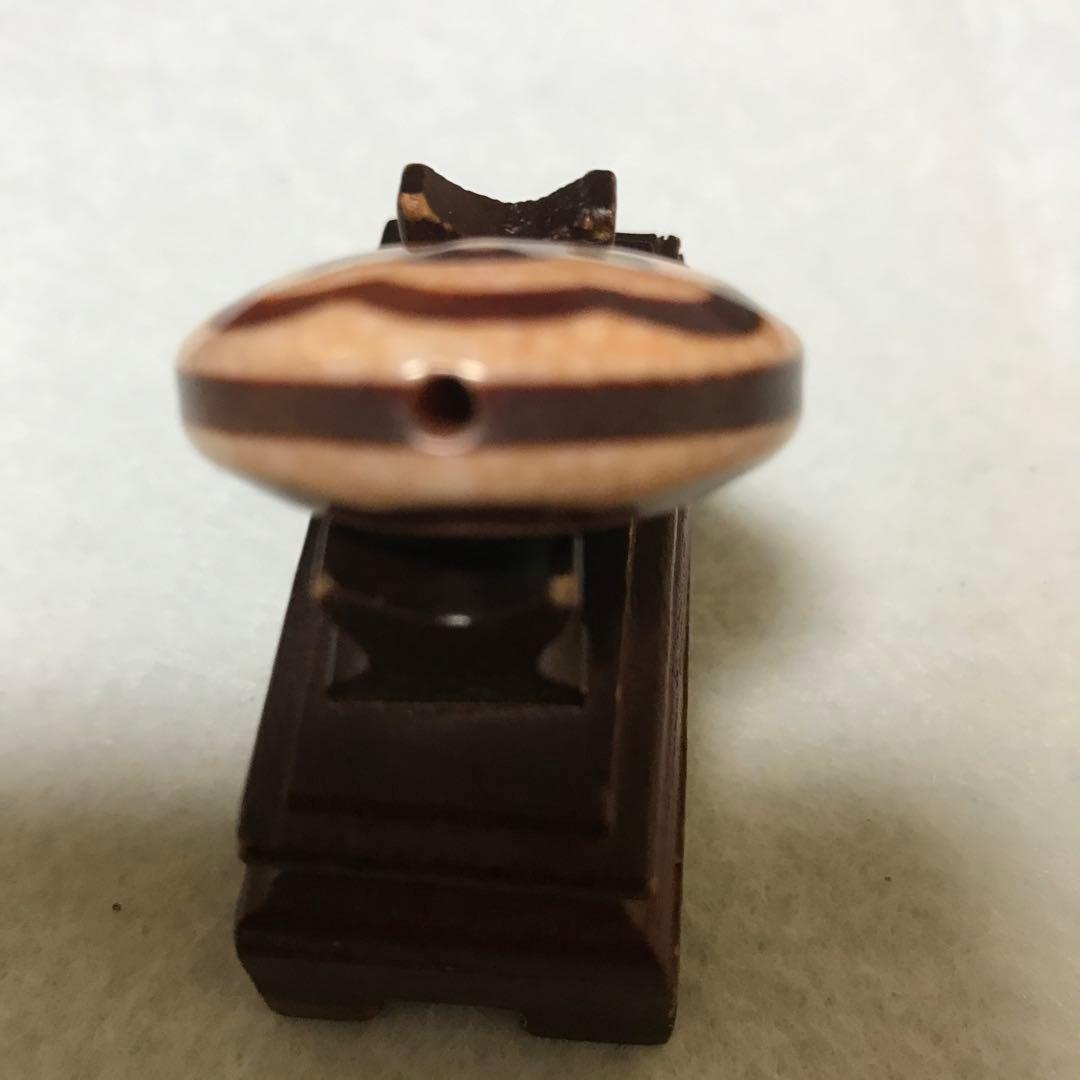 超激レア珍品‼︎ 赤龍紋　平型財神天珠　あかちんまん