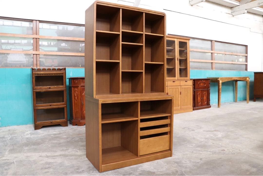 GMHS473○karimoku / カリモク 本棚 書棚 飾り棚 収納棚 ブッ