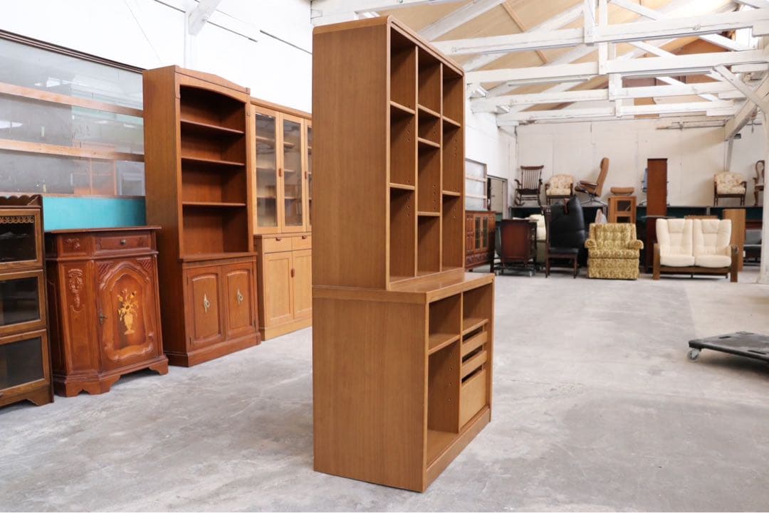 GMHS473○karimoku / カリモク 本棚 書棚 飾り棚 収納棚 ブッ