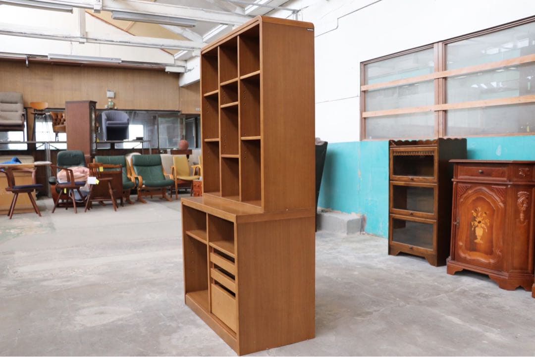 GMHS473○karimoku / カリモク 本棚 書棚 飾り棚 収納棚 ブッ