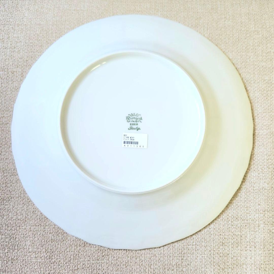 リチャードジノリ 　ベッキオホワイト　皿　プレート　26cm　 新品・未使用