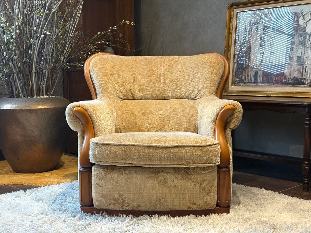 希少　hikari 光製作所 1人掛けソファ アームソファ ファブリック nZ