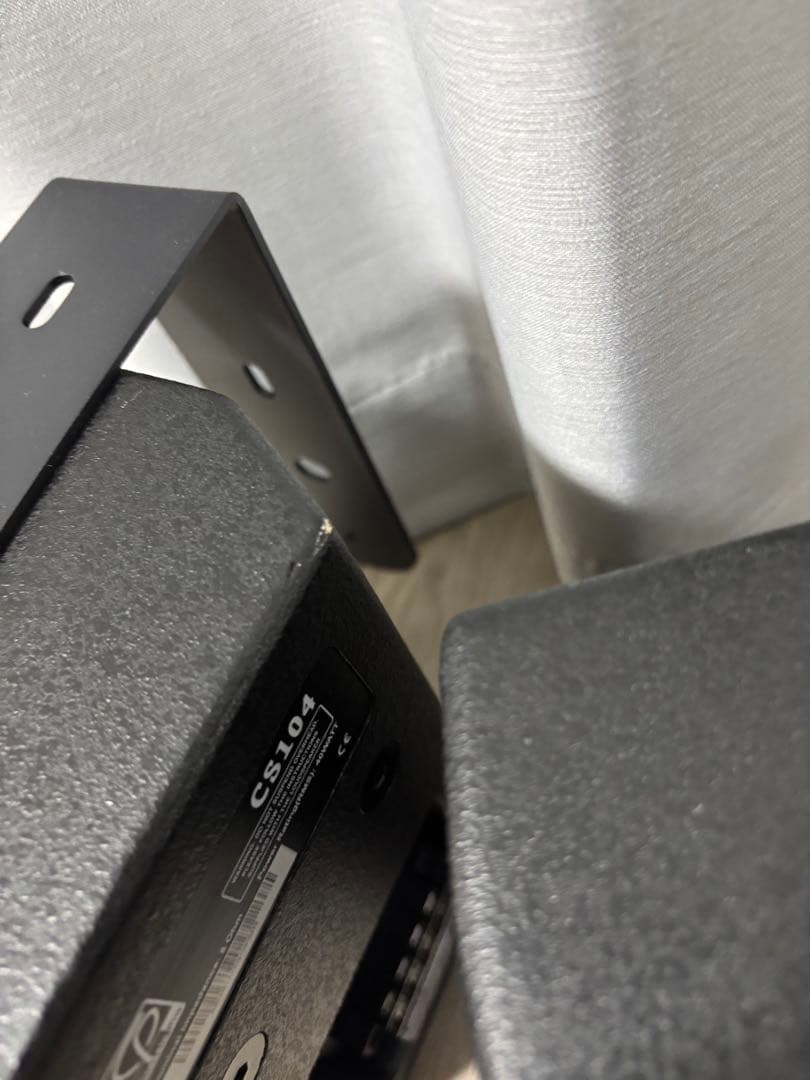 CP CS104 スピーカー 黒 ペア