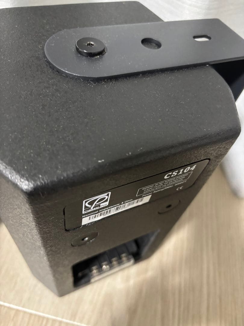 CP CS104 スピーカー 黒 ペア