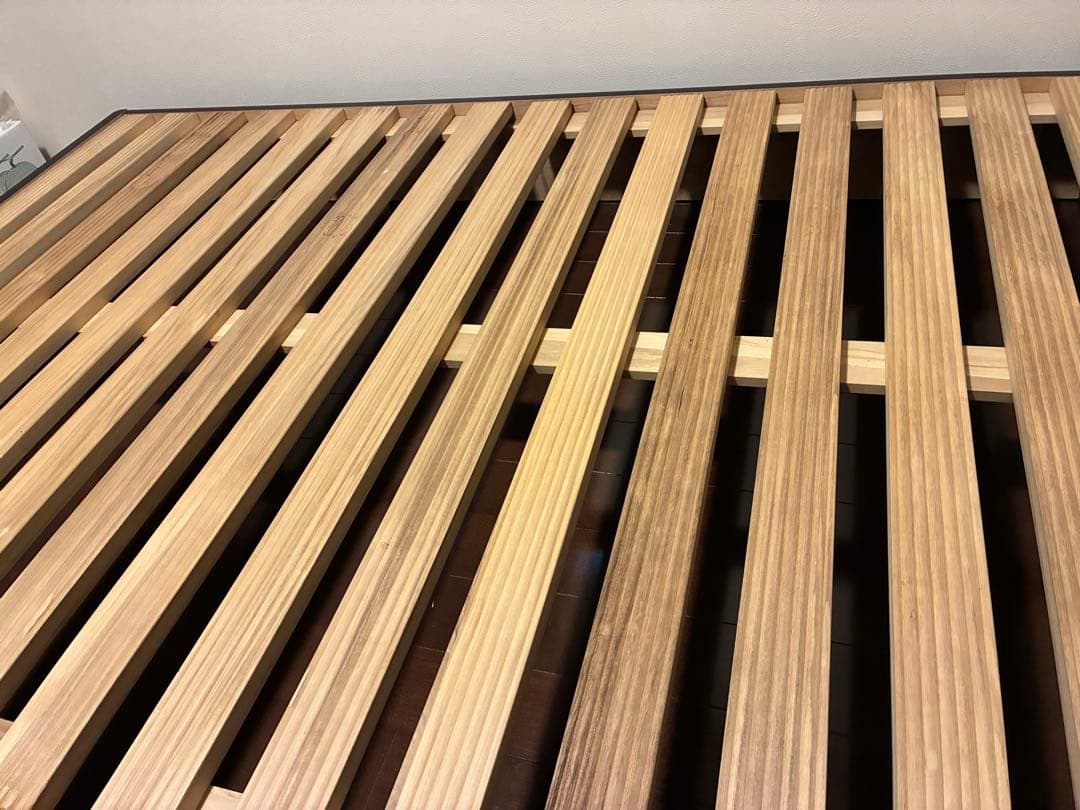 さらにお値下げ★FranceBed セミダブルベッドフレーム ダークブラウン