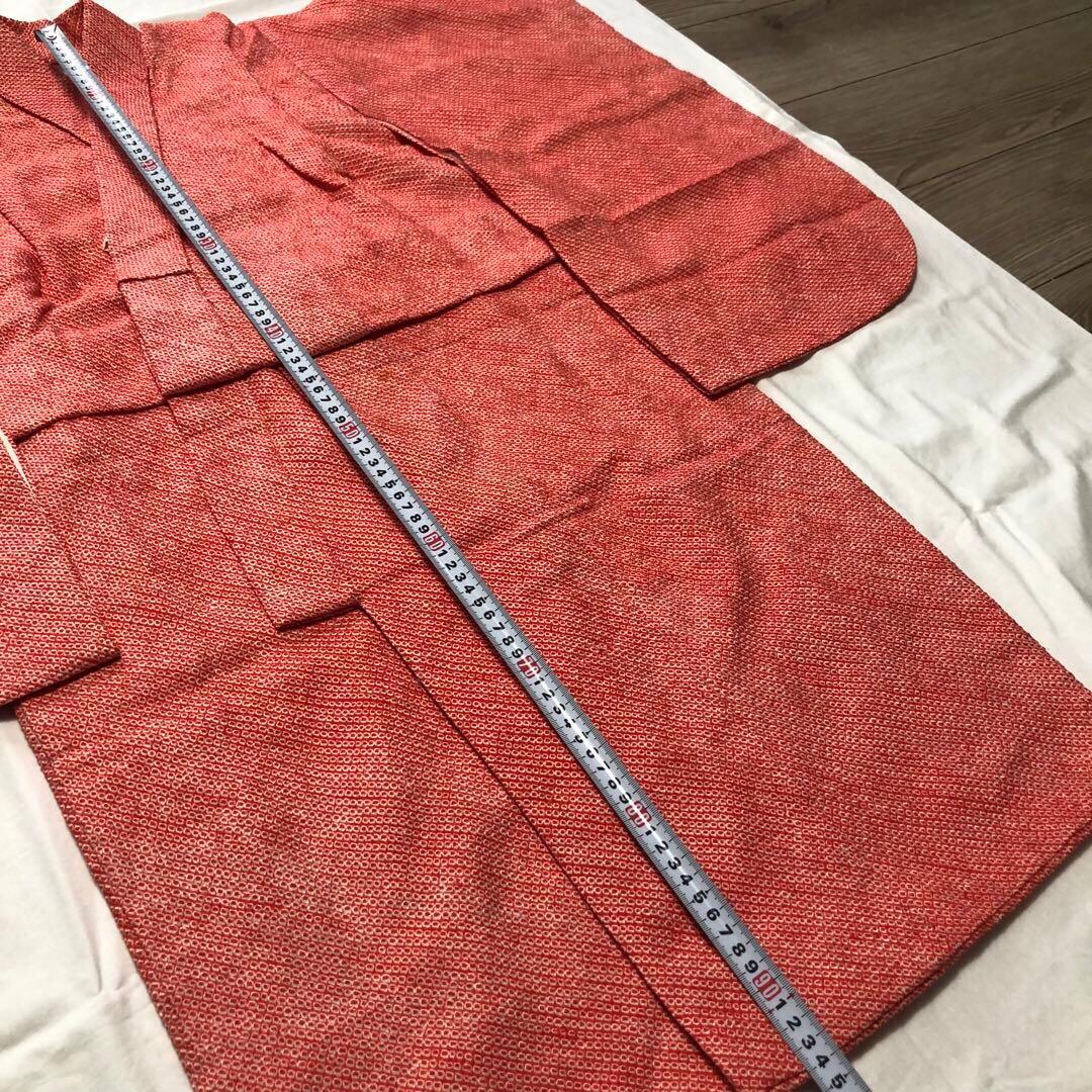 【総絞り】七五三　3歳　7歳　着物・長襦袢　正絹　アンティーク