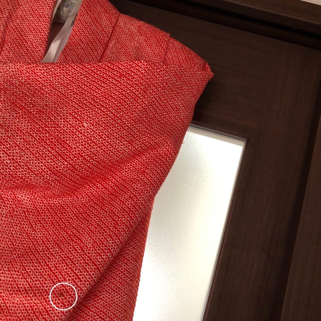 【総絞り】七五三　3歳　7歳　着物・長襦袢　正絹　アンティーク