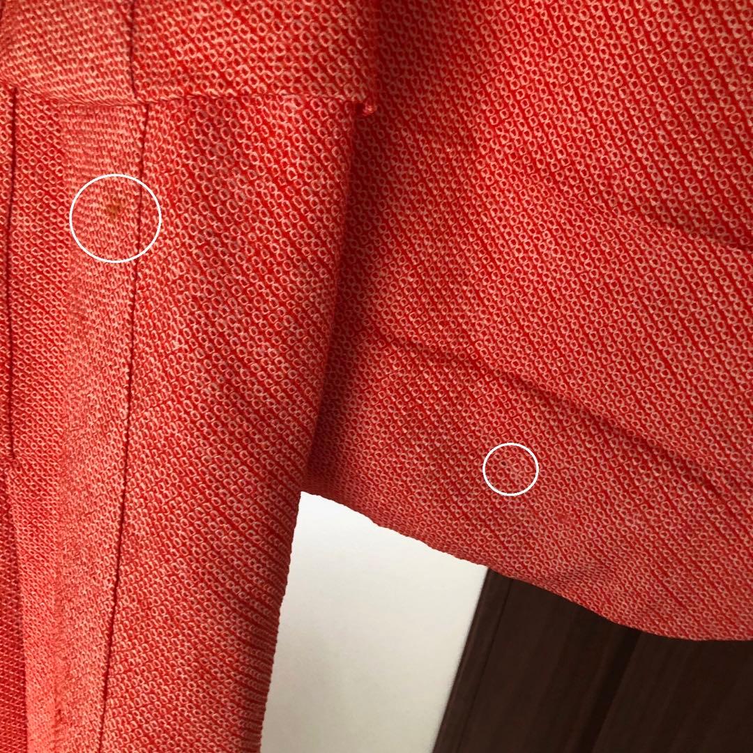 【総絞り】七五三　3歳　7歳　着物・長襦袢　正絹　アンティーク