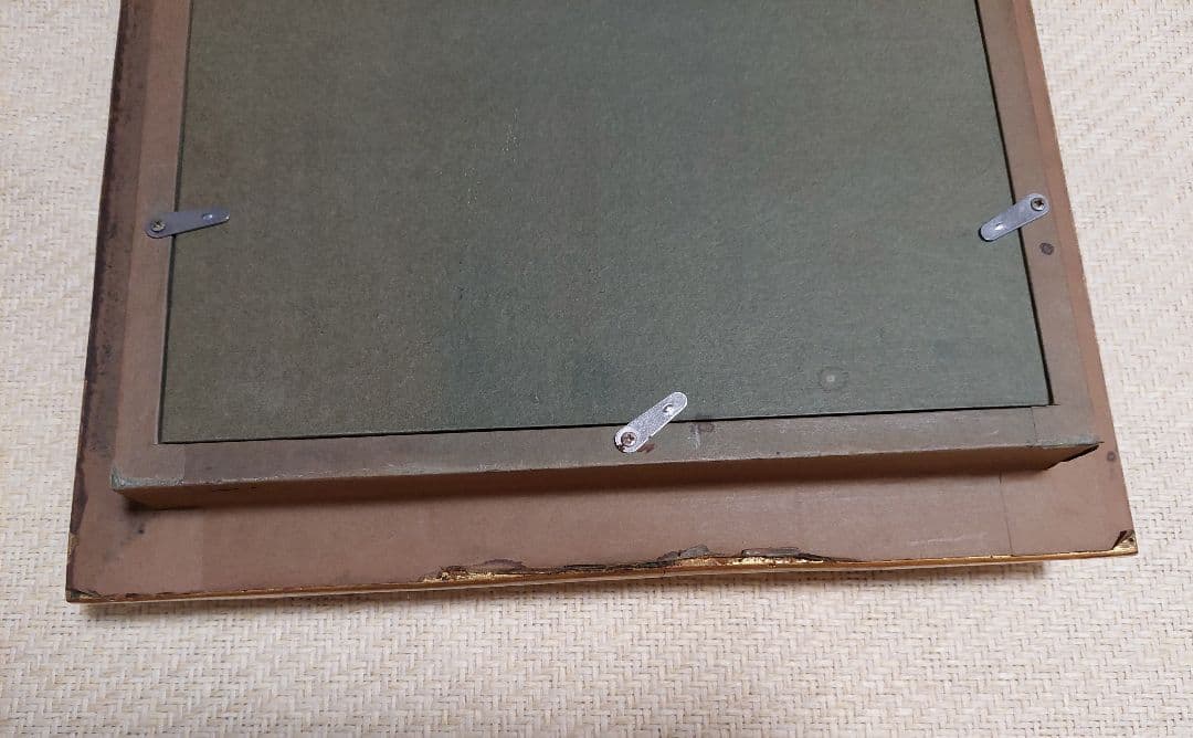 油彩　猫　柳田昌和　チビとら