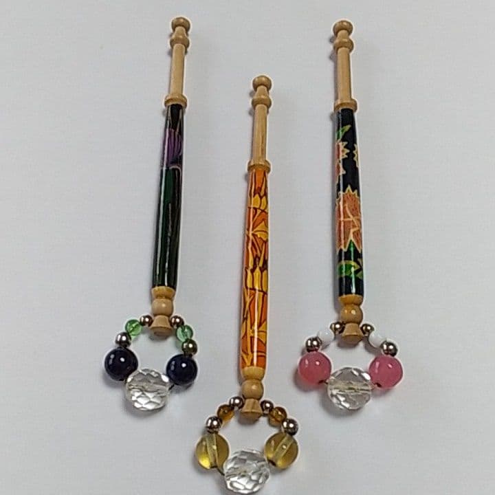 27.ボビンレース用ボビン 3本セット