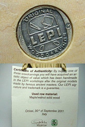 木彫り マリア像 12cm カトリック 置物 ルルド C マリア様