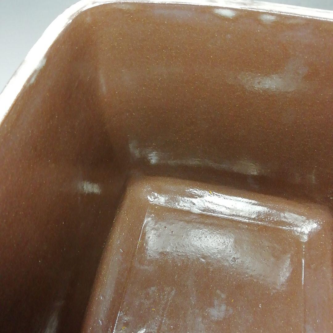 Ｓ７１３　水指　『紫三島』『森里秀夫』　共箱　 茶道具