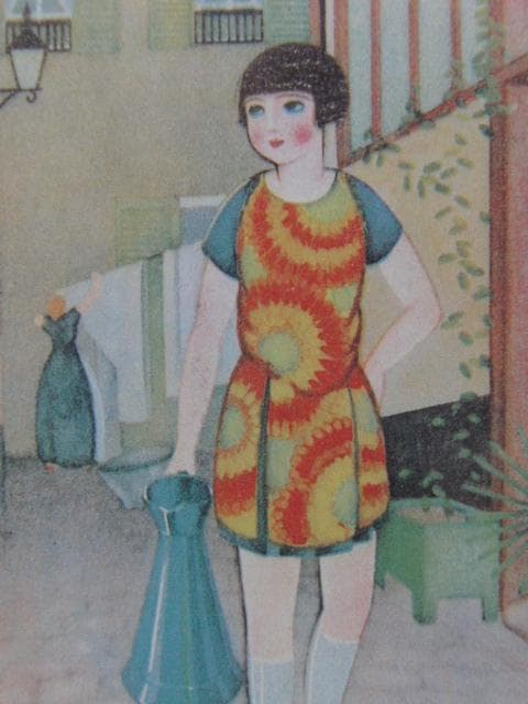 蕗谷虹児、【令女界9】、美人画、希少な画集より、新品高級額・額装付