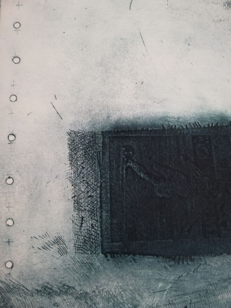 アート607 「タイム1(グリーンブルー)」 インテリアコーディネート