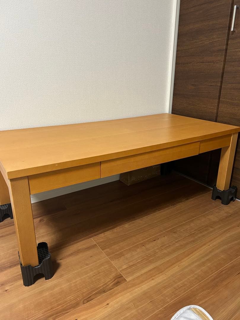 【送料込】ニトリ　センターテーブル べネーゼ引き出し付き