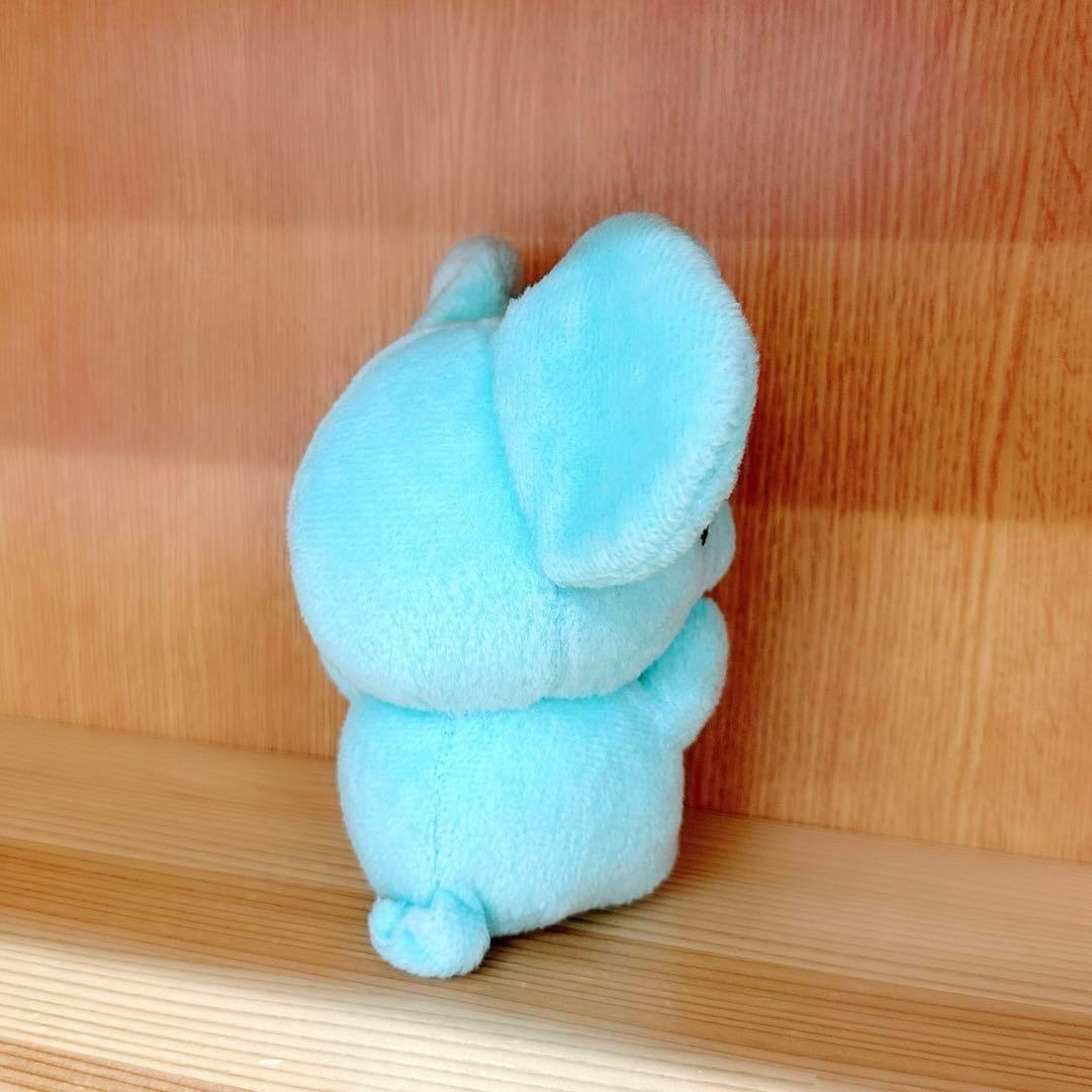 ぬいぐるみ ねずみ ネズミ 動物 水色 ブルー blue かわいい 置物 飾り