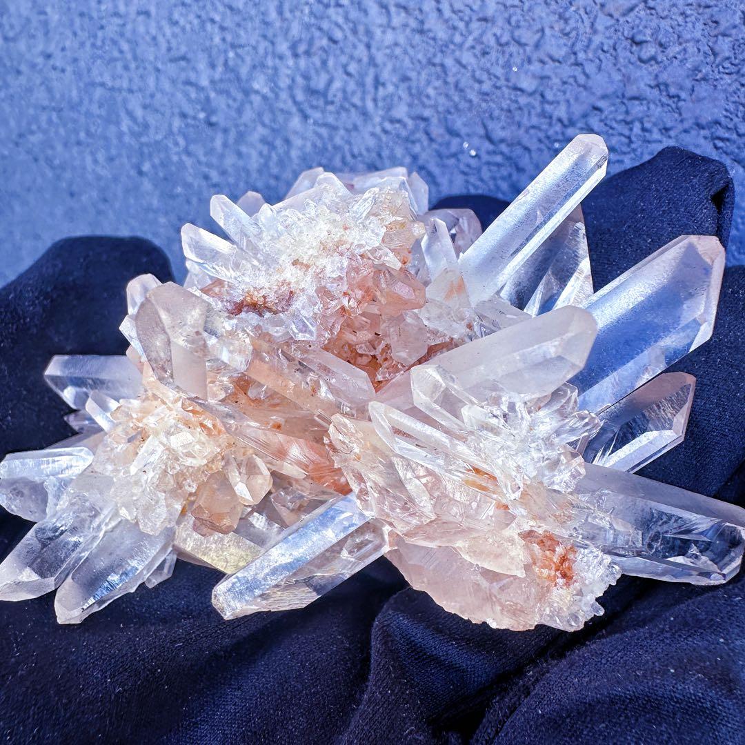 爆レア❗️浄化❗️超綺麗♡超強いパワー ピンク ヒマラヤ クラスター天然石A1431