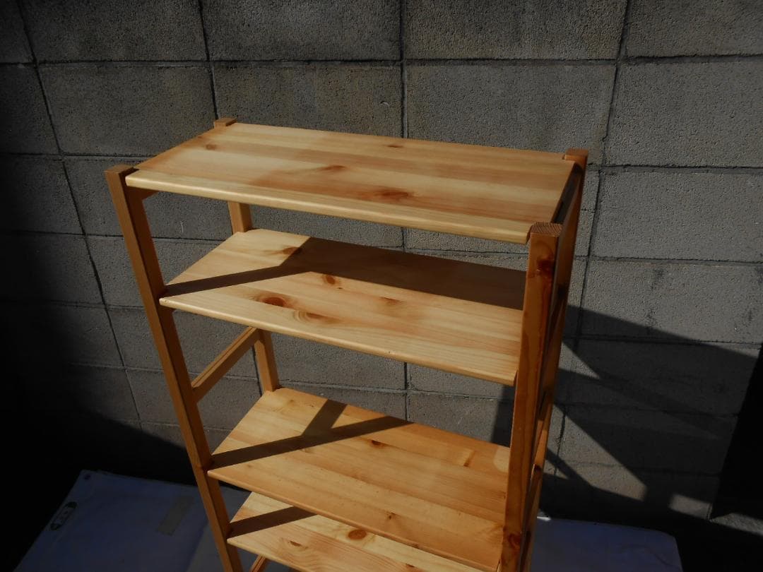 直接引取可 無印良品 パイン材ユニットシェルフ オプション付 本棚 近隣配送可能