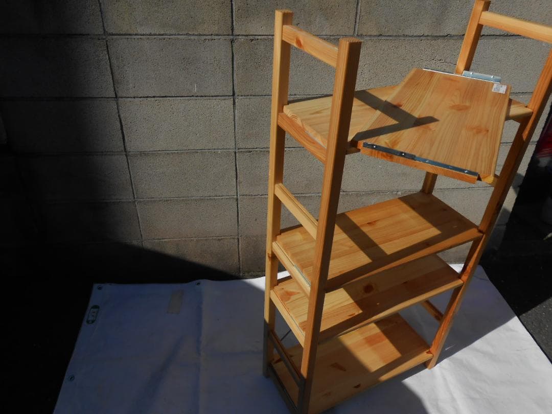 直接引取可 無印良品 パイン材ユニットシェルフ オプション付 本棚 近隣配送可能