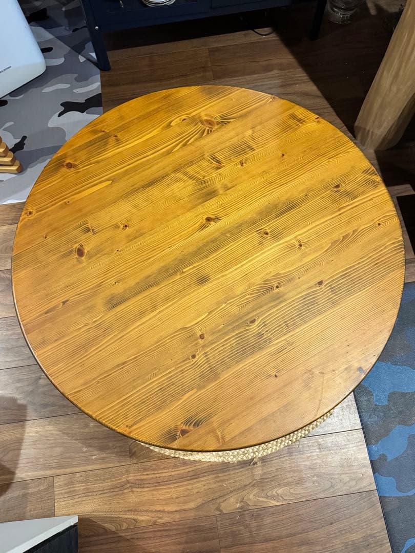 ちゃぶ台　ラウンドテーブル 90/33cm