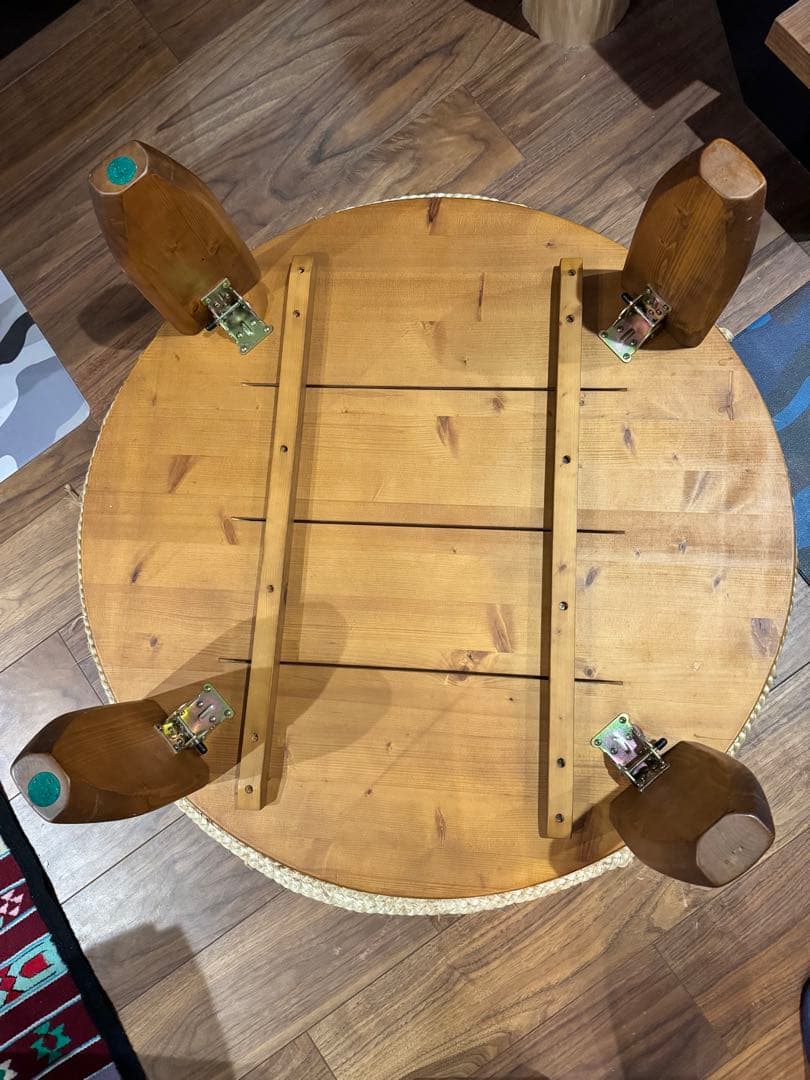 ちゃぶ台　ラウンドテーブル 90/33cm