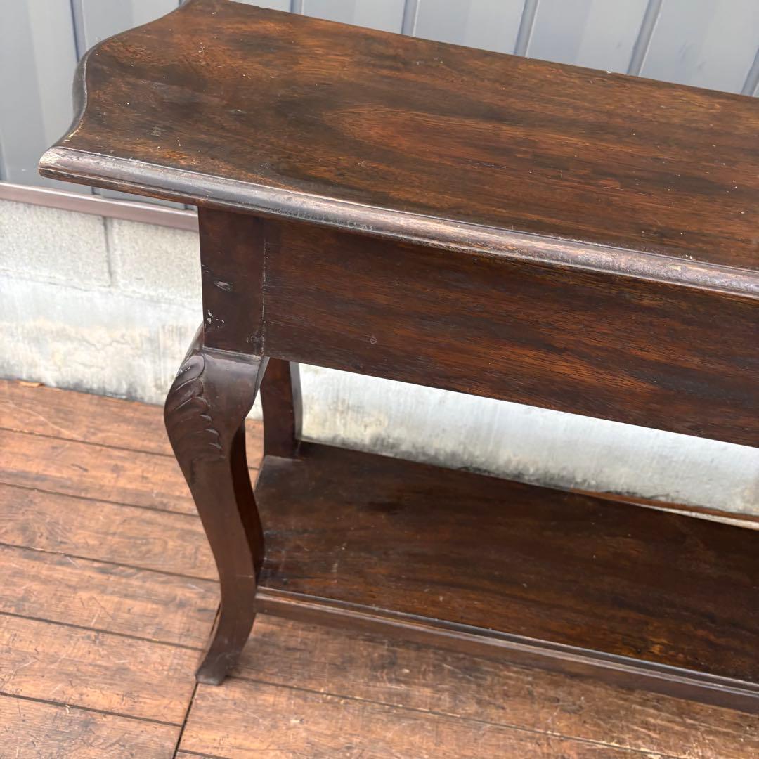 コロニーハウス コンソールテーブル 猫脚 木製彫刻 アンティーク 飾り棚