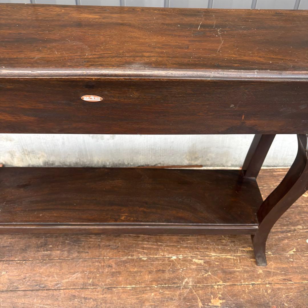 コロニーハウス コンソールテーブル 猫脚 木製彫刻 アンティーク 飾り棚