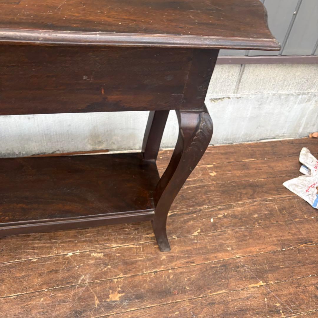 コロニーハウス コンソールテーブル 猫脚 木製彫刻 アンティーク 飾り棚