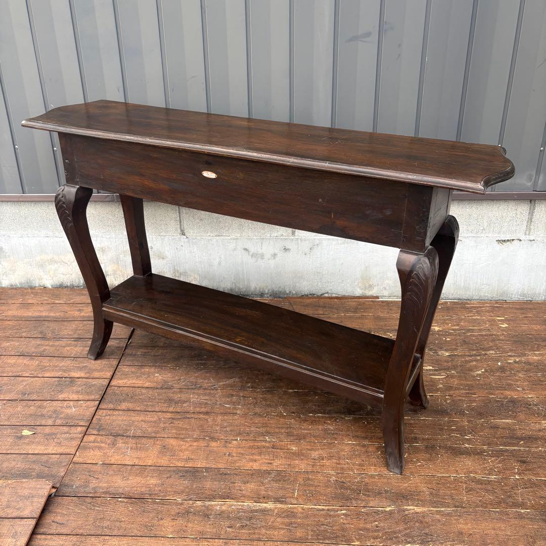 コロニーハウス コンソールテーブル 猫脚 木製彫刻 アンティーク 飾り棚