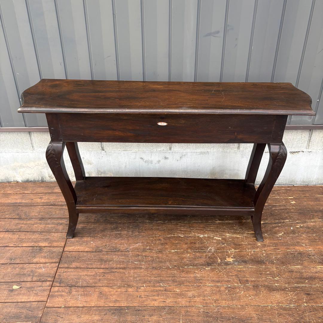 コロニーハウス コンソールテーブル 猫脚 木製彫刻 アンティーク 飾り棚