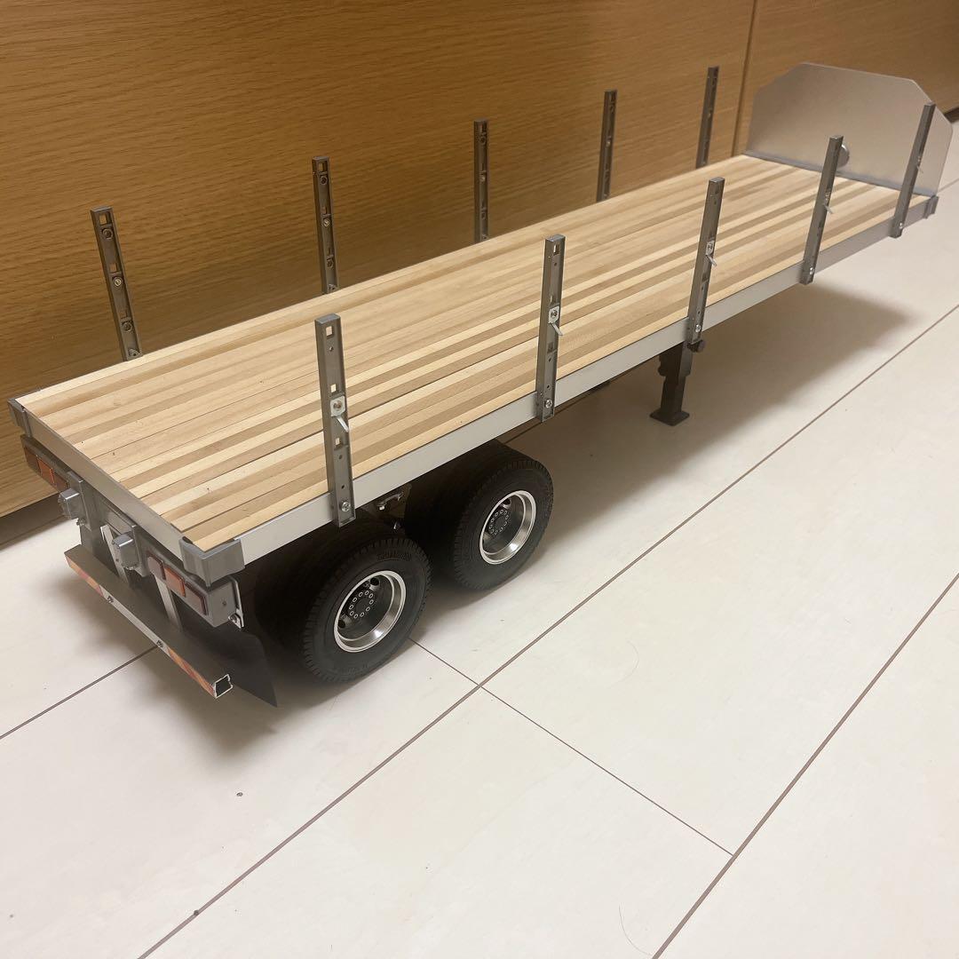 【直接取引可】タミヤ1/14フラットベッドセミトレーラー