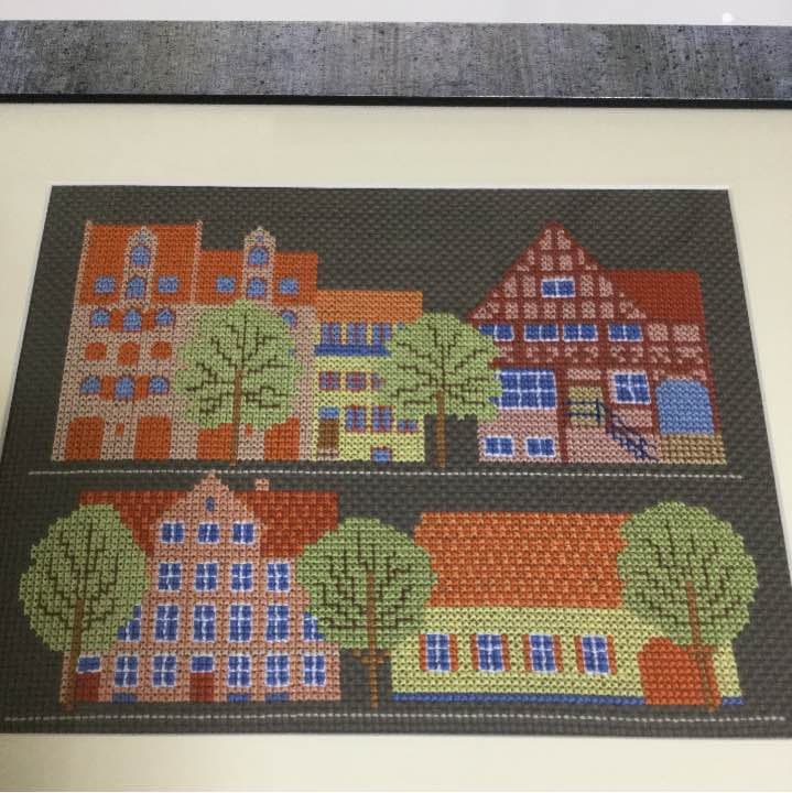 再お値下げハンドメイド刺繍の額