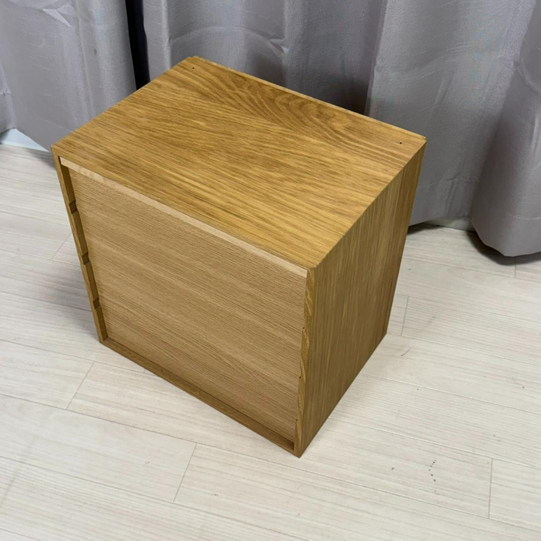 無印良品 スタッキングシェルフ オーク チェスト 2個セット　①