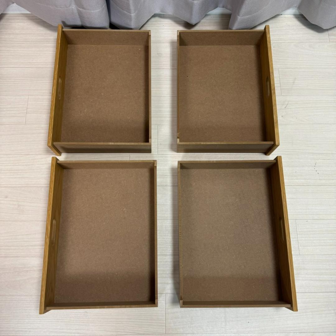 無印良品 スタッキングシェルフ オーク チェスト 2個セット　①