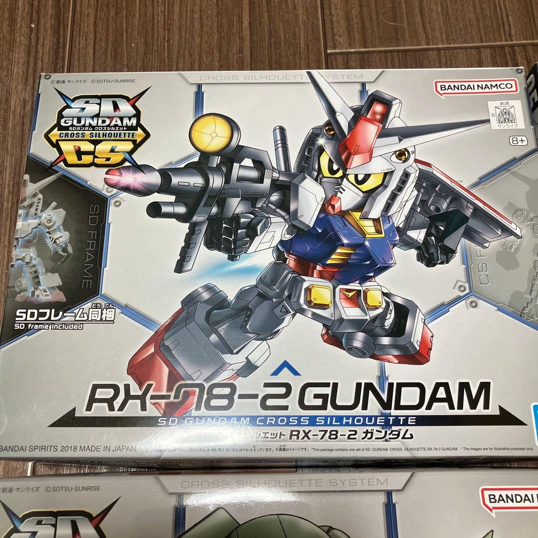 レア！未組み立て品 SDガンダム クロスシルエット4点セット - メルカリ