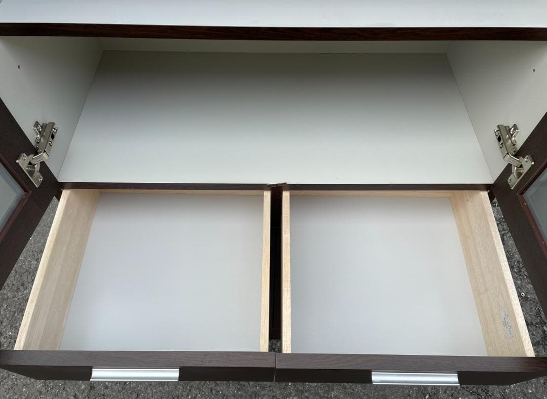 大阪京都限定 キッチンボード 食器棚 COC-80DM カップボード - メルカリ