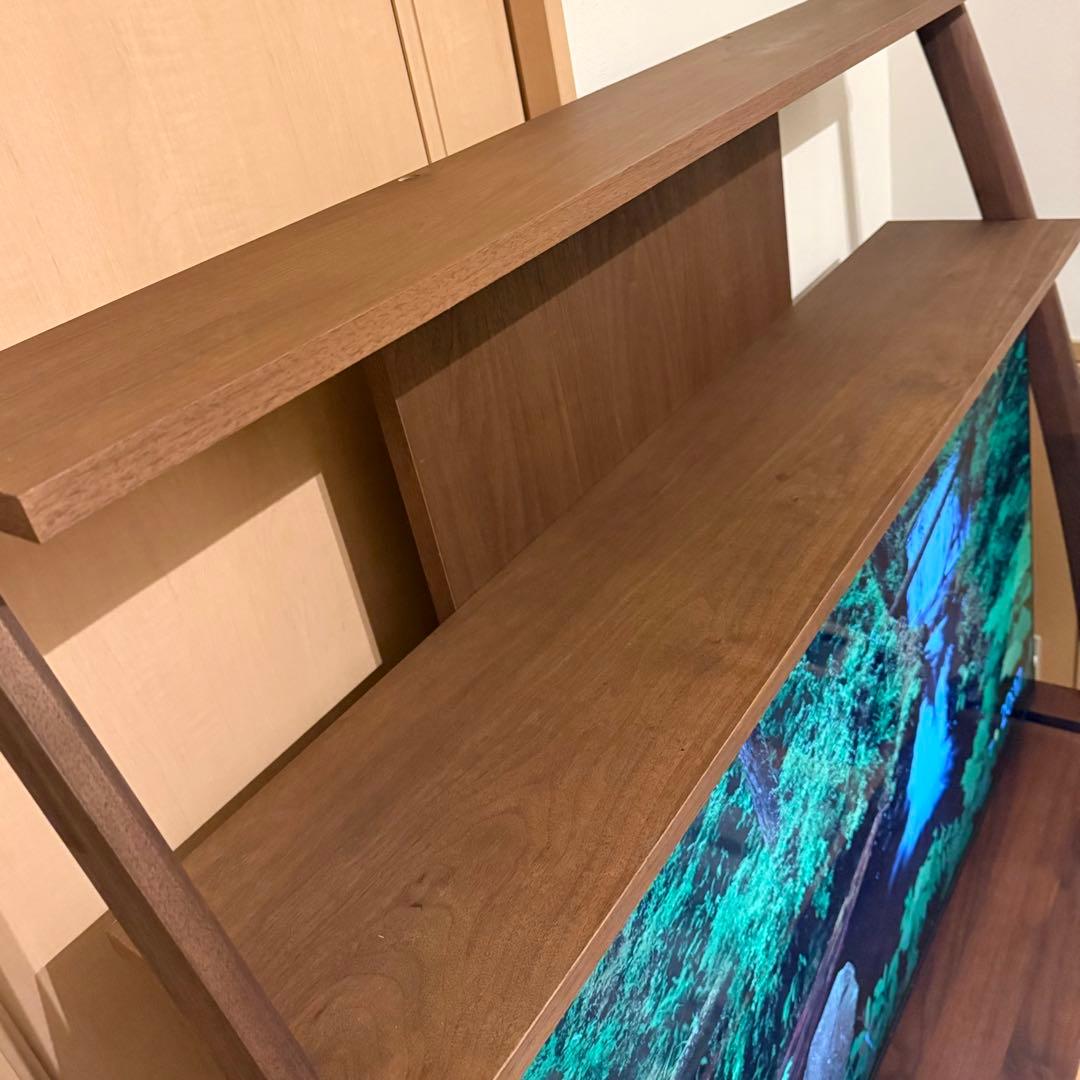 マルヨシ民芸 ディープ 135 テレビボード 飾り棚 ウォールナット 壁面収納