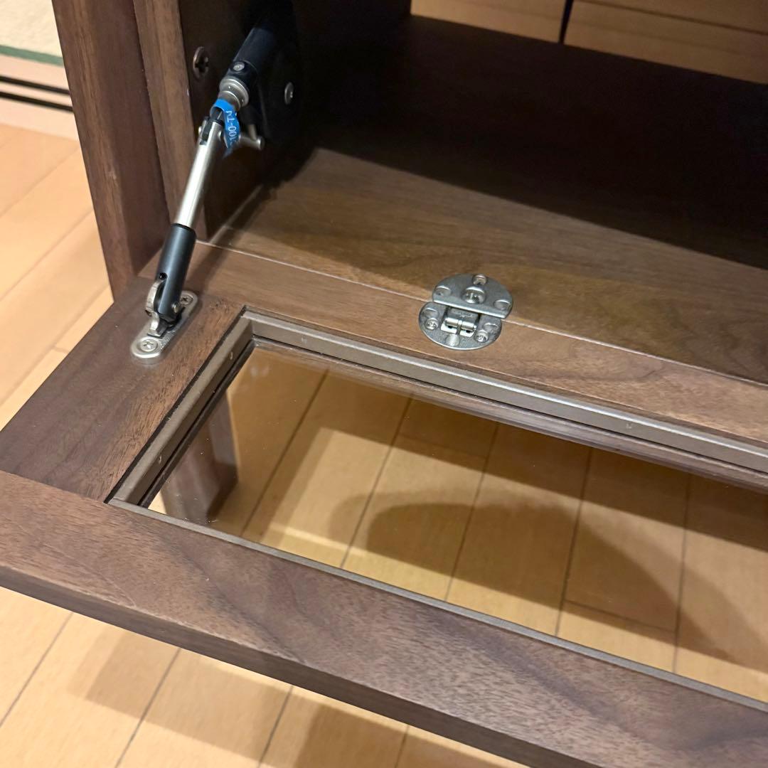 マルヨシ民芸 ディープ 135 テレビボード 飾り棚 ウォールナット 壁面収納