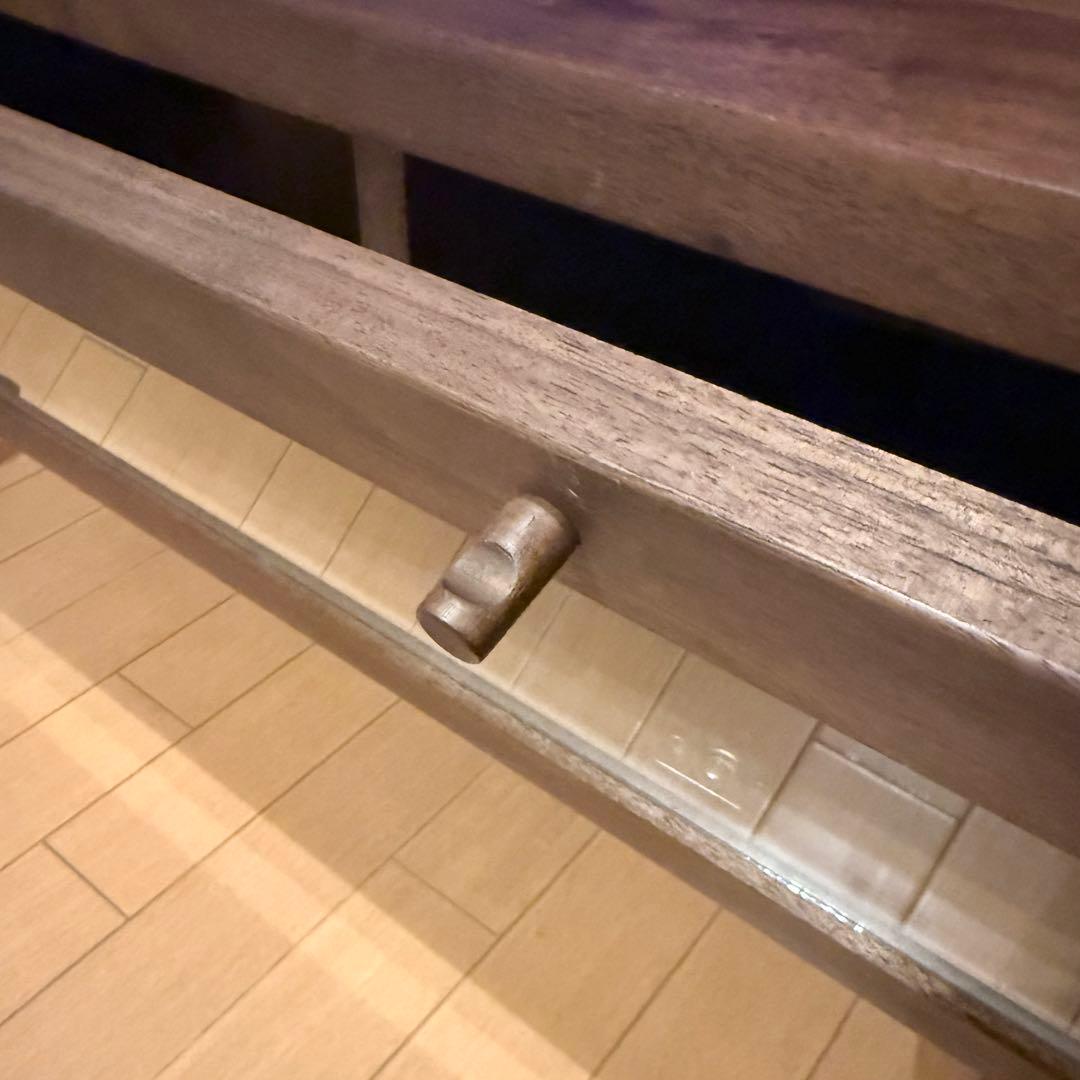 マルヨシ民芸 ディープ 135 テレビボード 飾り棚 ウォールナット 壁面収納